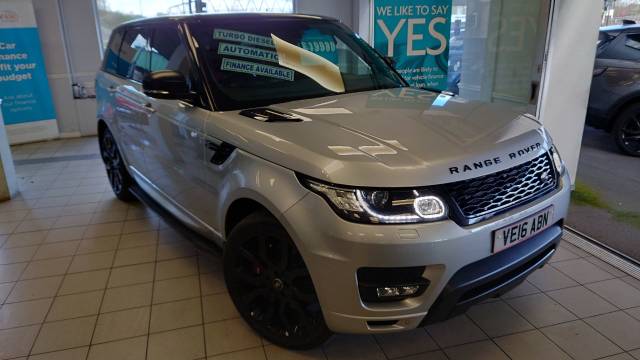 Land Rover Range Rover Sport 3.0 SDV6 [306] HSE Dynamic 5dr Auto Sat Nav Reverse Camera Panoramic Roof Leather Trim Estate Diesel Silver